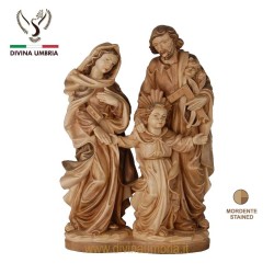 Sculpture of the Holy Family made of wood