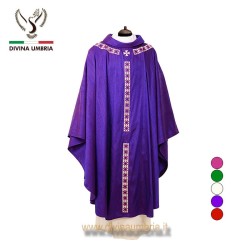 Purple chasuble out of pure silk