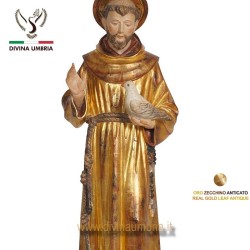 Saint Francis of Assisi wood carving