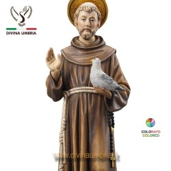 Wooden sculture of Saint Francis of Assisi