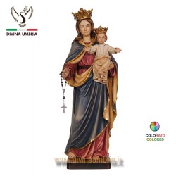 Statue made of wood - Our Lady of the Rosary