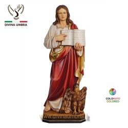 Statue of Saint John the Evangelist in hand-carved wood