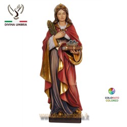 Saint Lucy - Sculpture made of wood