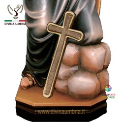 Sculpture made of wood: Saint Rosalia with Cross