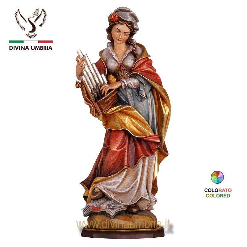 Saint Cecilia - Sculpture made of wood