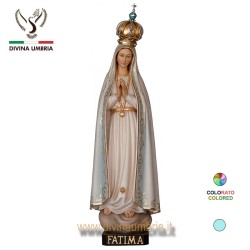 Sculpture made of wood colored - Madonna of Fatima