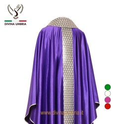 Purple chasuble made of satin silk
