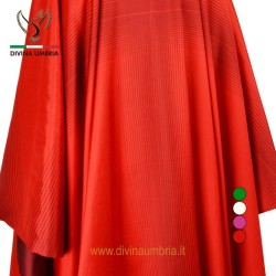 Red chasuble made of Silk shantung