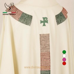 White Embroidered Chasuble