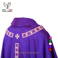 Purple chasuble out of pure silk