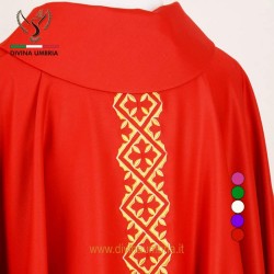 Red chasuble made of pure wool