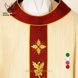 White chasuble with light points
