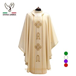 Embroidered Chasuble out of wool and gold thread