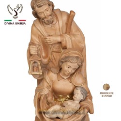 Statue presepe in legno - Sacra Famiglia