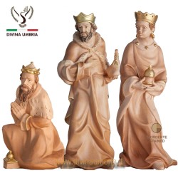 Wooden statues (Melchior, Caspar, Balthazar)