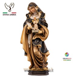 Saint Frances of Rome - Sculpture made of wood